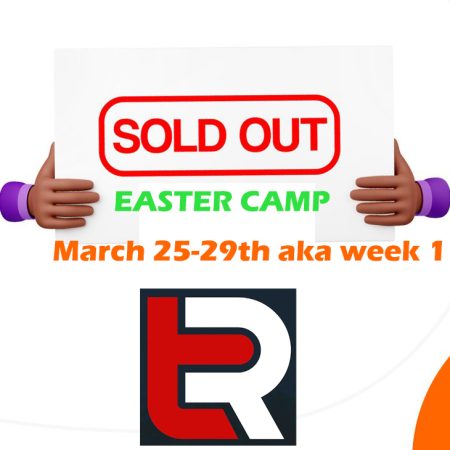 Easter Camp Week 1 sold out